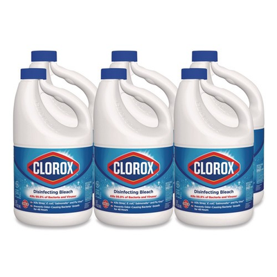 #ad #ad Clorox 32263 81 oz. Bottle Concentrated Regular Disinfecting Bleach 6 CT New $52.62