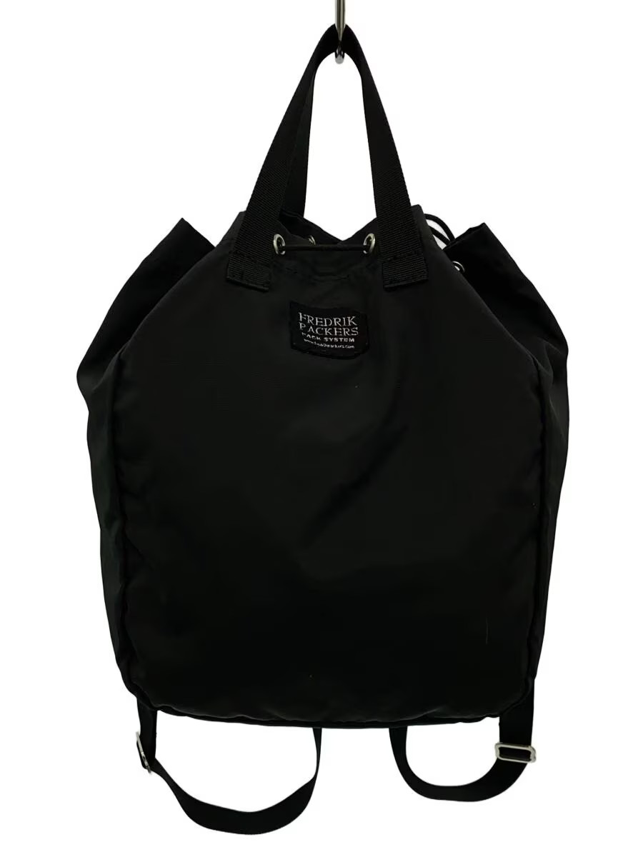 FREDRIK PACKERS Backpack Nylon BLK Solid Color - image 1