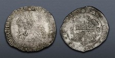 STUART. Charles I. 1625-1649. AR Halfcrown. Group V, type 5