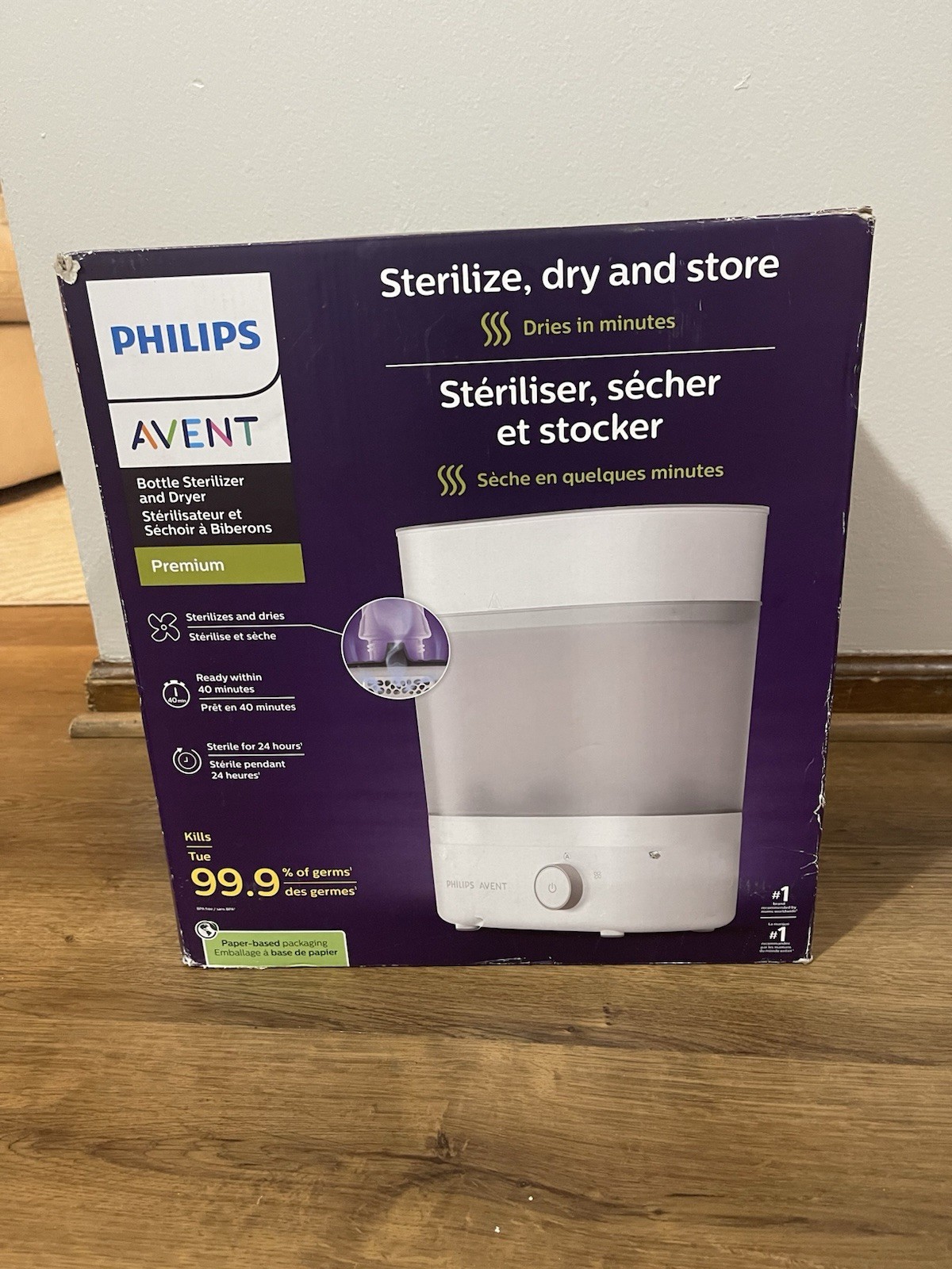 Philips AVENT Electric Sterilizer Removable Tray Tongs White