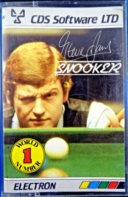 ACORN ELECTRON -- STEVE DAVIS SNOOKER (CDS SOFTWARE)