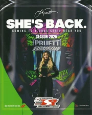 2025 Leah Pruett "She's Back" "Coming To A Drag Strip Near You" 2025 SEMA Card