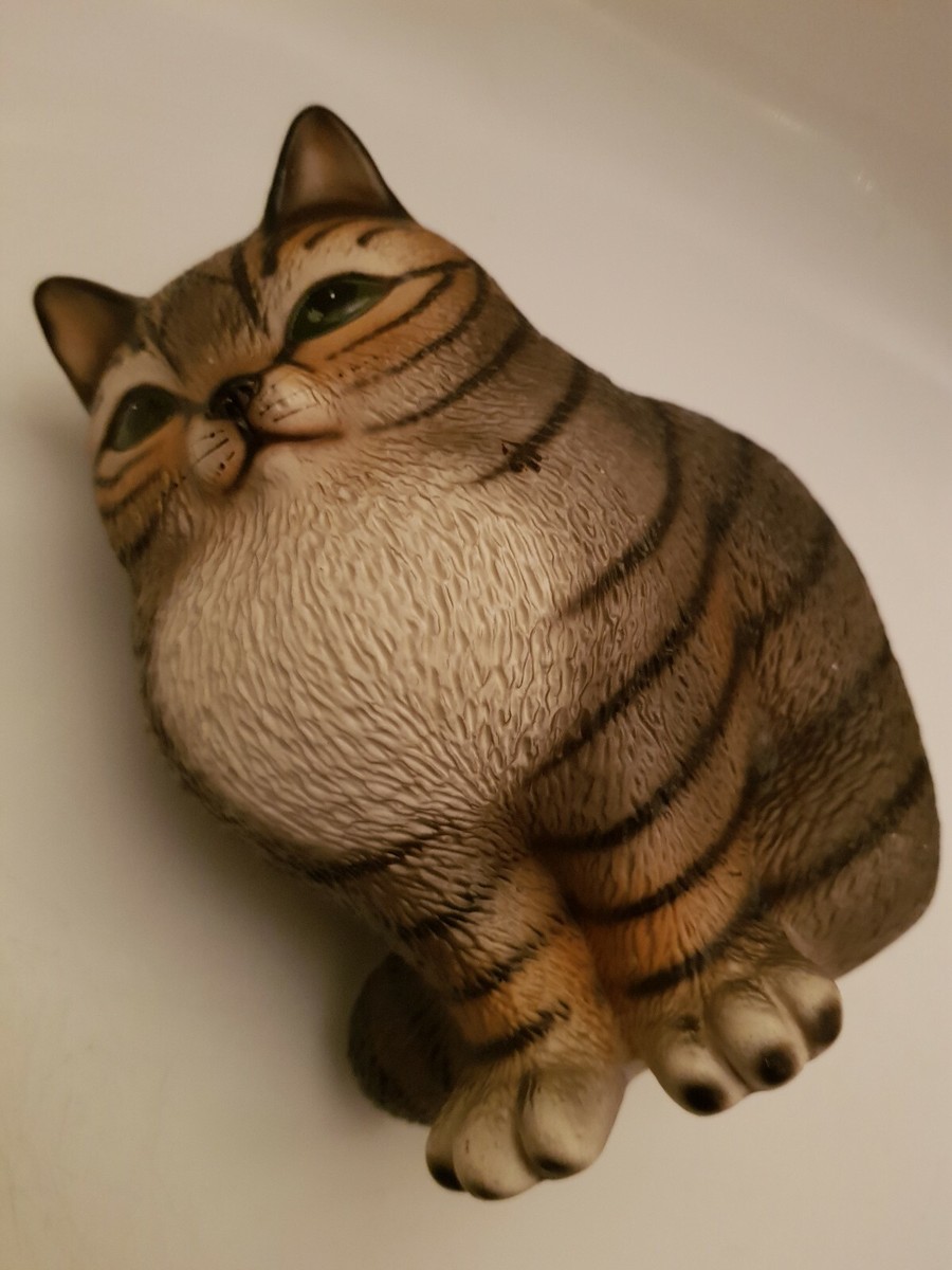 Harvey Knox Vintage Fat Tabby Cat Figure No.J140B83 (A6) | eBay UK