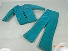 Vintage 1970's Ken Barbie Doll with Blue Velvet Suit Jacket W/ Pants