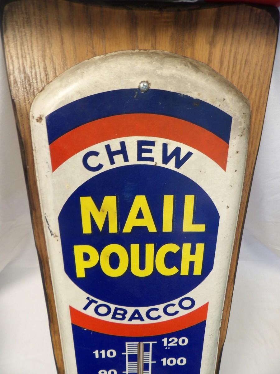 vintage mail pouch tobacco thermometer | eBay