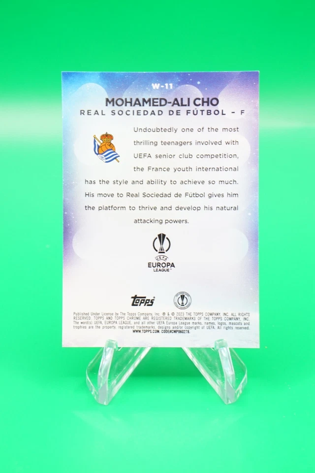 (2 Cards) 2022-23 Topps Chrome Wonderkids #W-11 Mohamed-Ali Cho CDW - Image 4 of 4