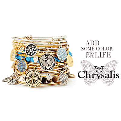 Chrysalis White Crystal Redemption Bangle in Silver (Rhodium) Plate, CRBH0009WC - Picture 2 of 3