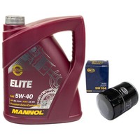MotoröL Set 5W40 5 Liter + ÖLfilter SM 104 FüR Mitsubishi Outlander III Mirage