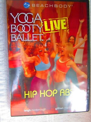 BeachBody: Yoga Booty Ballet LIVE: Hip Hop Abs (DVD, 2005) NEW Workout Video