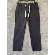 Vintage Polo Ralph Lauren Corduroy Pants 10 Button Fly Drawstring Navy Nautical