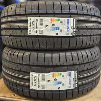 2X GOODYEAR EAGLE ASYMMETRIC 2 225/40 ZR T18 88Y RUNFLAT ROF Sommer UHP