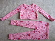 TEA COLLECTION KIDS GIRL LONG SLEEVE PAJAMA 5 FLOWERS