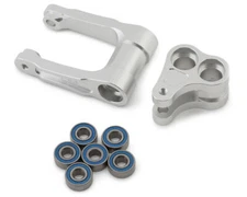 Hot Racing Losi Promoto-MX Aluminum Knuckle & Pull Rod (Silver) [HRALPC56KP08]