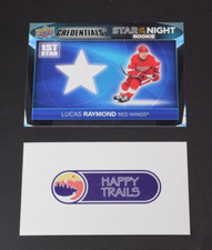 2021-22 UD Credentials 1st Star of the Night Lucas Raymond Rookie #1SR-1