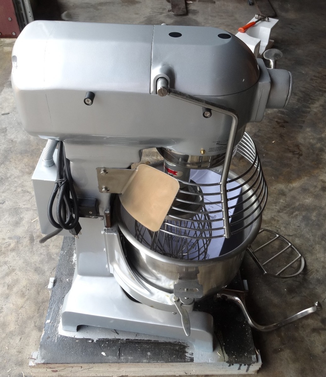 New Commercial 20 QT Mixer with 3 S/S Attachments eBay
