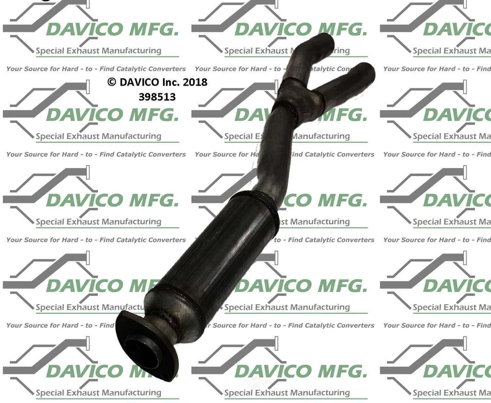 Exhaust Resonator Pipe-Exact-Fit Exhaust Pipe Davico fits 08-11 Lexus GS350 - Image 2 of 2