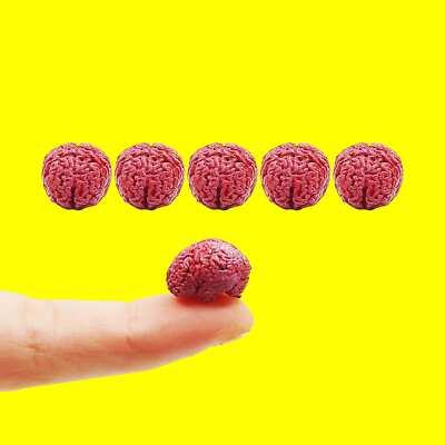 Human Brain, 1:12 scale dioramas, horror. Action figure board game accessories