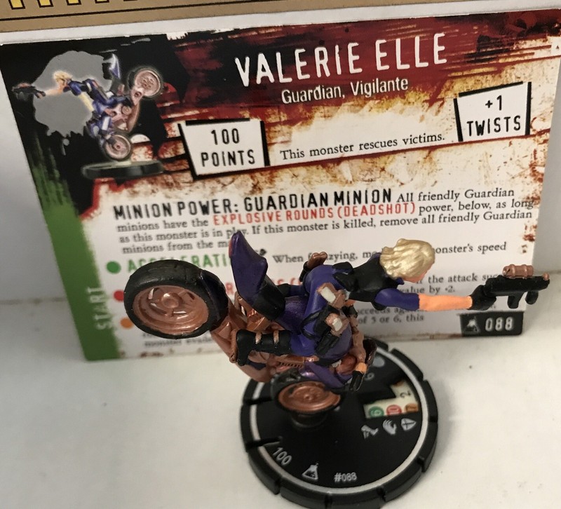 VALERIE ELLE 088 Guardian Minion The Lab Horrorclix Heroclix