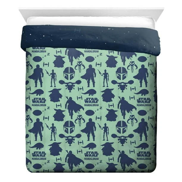 Star Wars The Mandalorian Soft Polyester Twin/Full Reversible Comforter for kids - Image 2 of 2