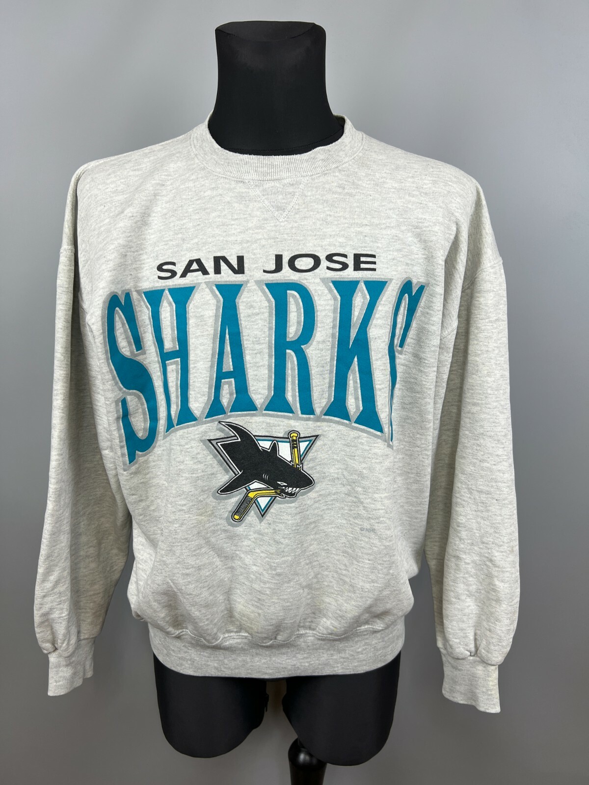 Vintage NHL (Lee) - San Jose Sharks Crew Neck Sweatshirt 1990s X-Large –  Vintage Club Clothing