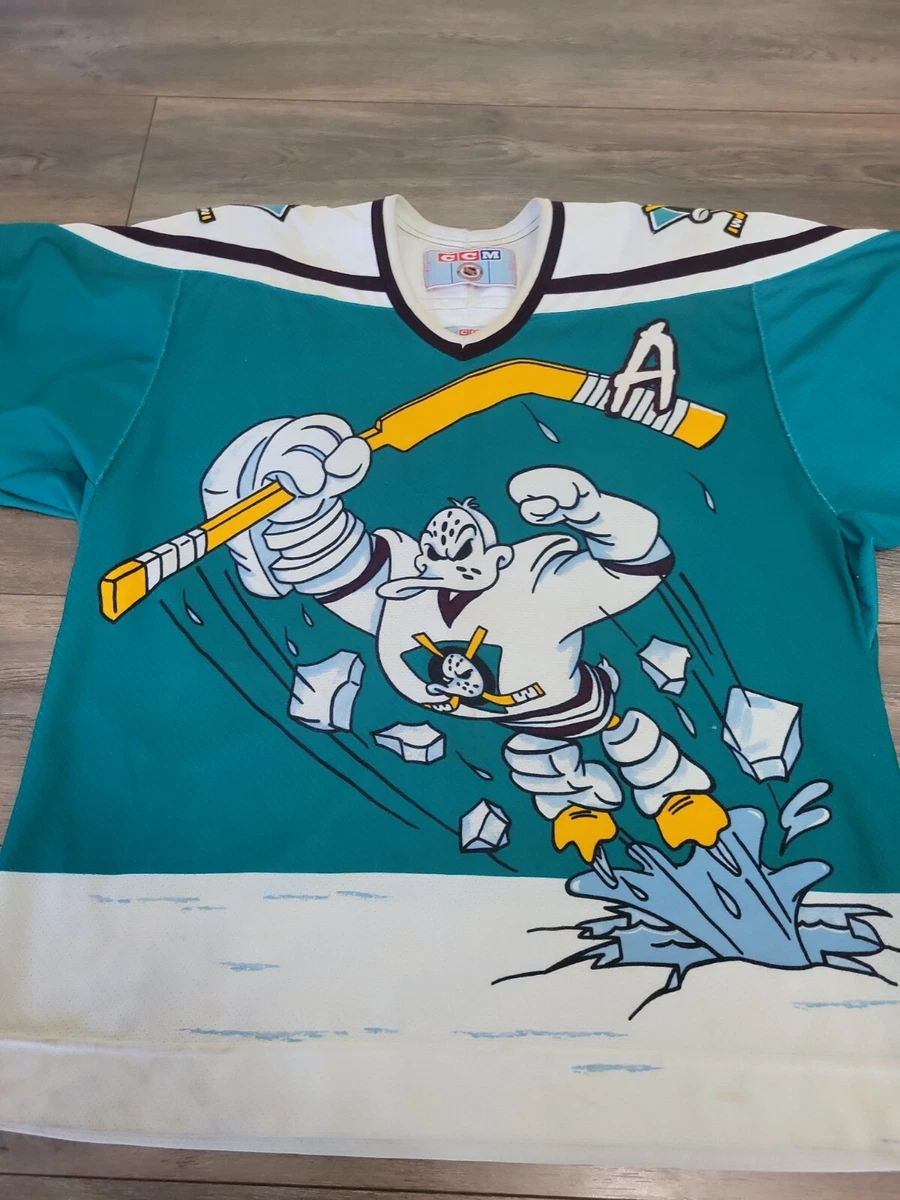 NEW DESIGN Vintage Mighty Ducks 9 Paul Kariya Ice Hockey Jersey Stitched  S-3XL