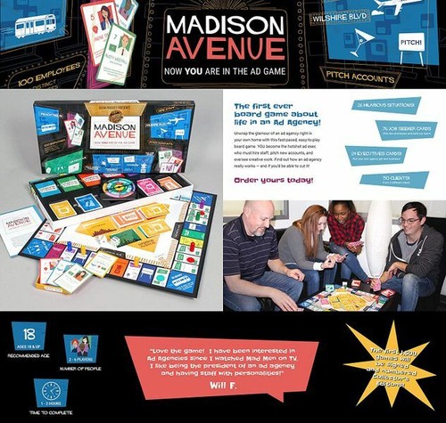 Madison Avenue Board Game Advertising Agency 2017 Limited Ed. BRAND NEW SEALED - Picture 6 of 7