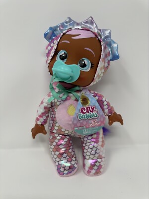 Cry Babies Tiny Cuddles Dinos Phoebe 10'' Doll   Cries Real Tears, New