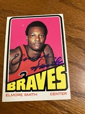 Buffalo Braves Elmore Smith Signed 1972 73 Topps card