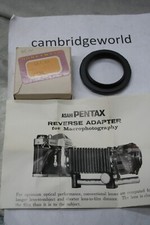 PENTAX BRAND 49mm SCREW MOUNT Lens Reverse Adapter Ring NEW MADE by PENTAX