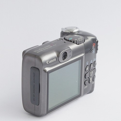 Near mint CANON PowerShot A590 IS Digital Camera Gray Japna - Picture 6 of 24