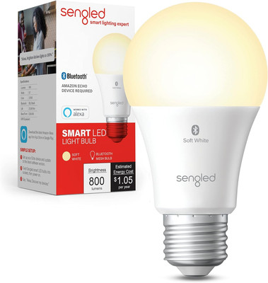 Alexa Light Bulb, S1 Auto Pairing with Alexa Devices, Warm Smart Light Bulbs, B