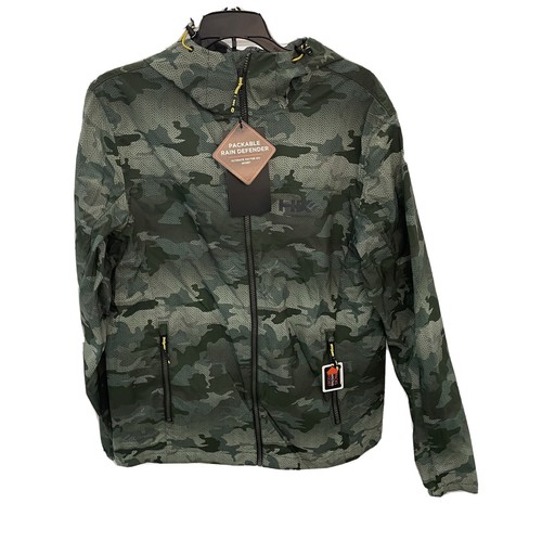 Mens Packable Rain Defender Jacket Coat 