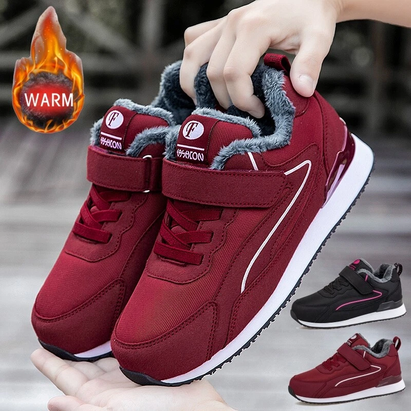 Womens Waterproof Winter Snow Shoes Warm Sports Sneakers Casual Walking Tennis