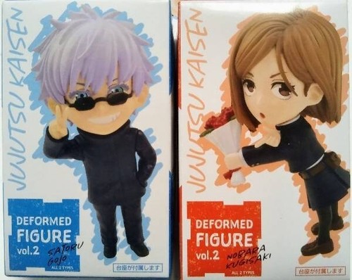 Jujutsu Kaisen Deformed Figure Nobara Kugisaki Satoru Gojo Figures Set TAITO - 第 1/9 張圖片