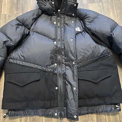 NIKE X SACAI NRG NikeLab Parka Jacket Black Men's Down NIKE X SACAI NRG NikeLab Parka Jacket Black Men's Down