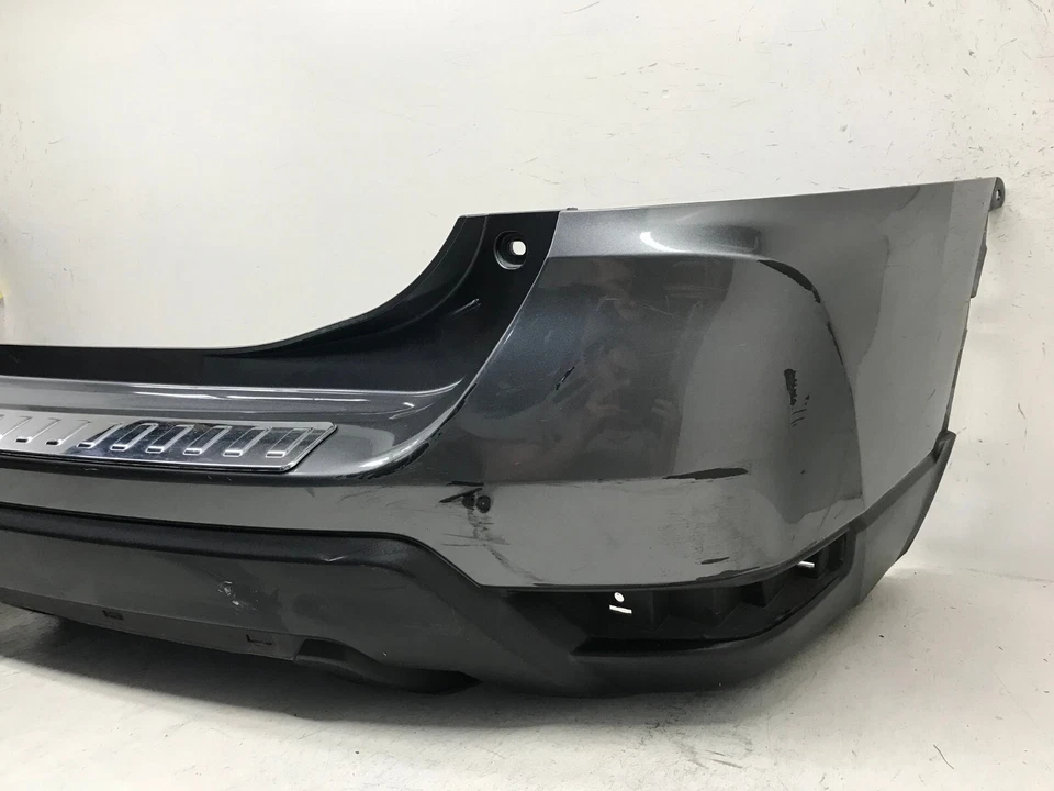 Rear Bumper Cover Gray Nissan Rogue S SL SV SV Hybrid 17 18 85022-6FL0H OEM - Image 2 of 4