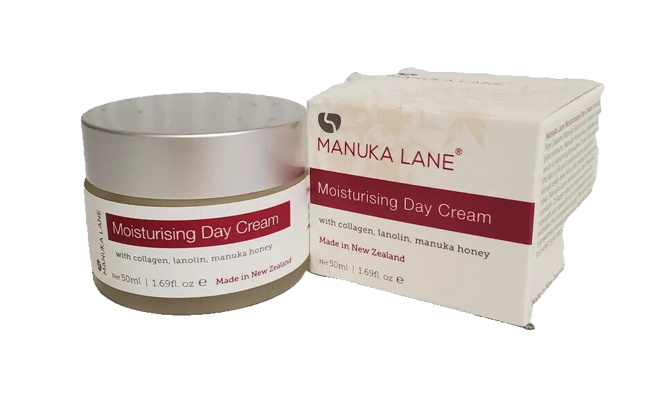 Manuka Lane Moisturizing Day Cream Collagen, Lanolin & Manuka Honey 1.69 fl oz