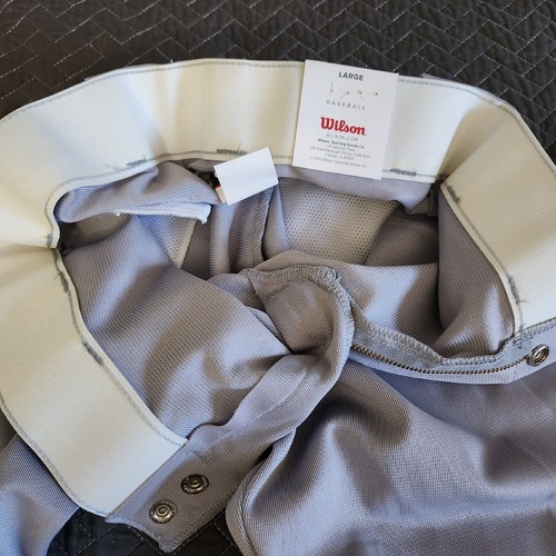 Wilson Youth P202 Classic Relaxed Fit Open Bottom Baseball Pant Sz L Light Gray - 第 15/20 張圖片