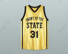 CUSTOM Jason Martin Double A 31 Enemy Of The State Basketball Stitched S-6XL