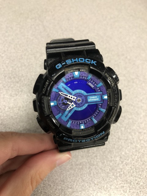 g shock blue purple