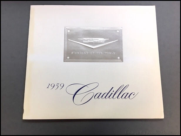 1959 Cadillac BIG Vintage Car Sales Brochure Catalog Fleetwood Eldorado DeVille - Imagem 2 de 4