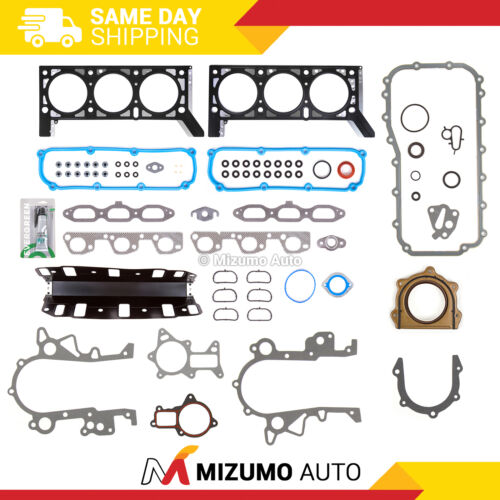 Full Gasket Set Fit 07-11 Jeep Wrangler 3.8L V6 OHV 12v VIN 1 - Afbeelding 1 van 12