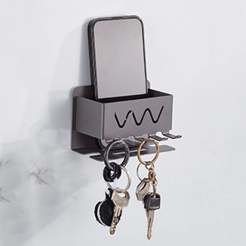 Bathroom Toothbrush Holder Organizer Wall-mounted Toothpaste Holder Stand - Image 3 of 4