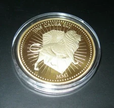 John Wick Continental Hotel Gold Coin Official Replica Movie Prop Capsule Case