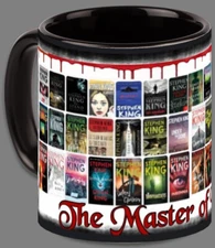 MASTER OF HORROR Black Coffee Mug