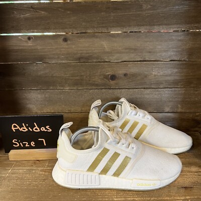 Adidas Shoes Adidas Originals Nmd R1 White And Gold Women's