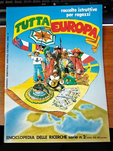 Album Figurine TUTTA EUROPA -VUOTO- Perfetto/Edicola Ed. FOL-BO Bologna orig.