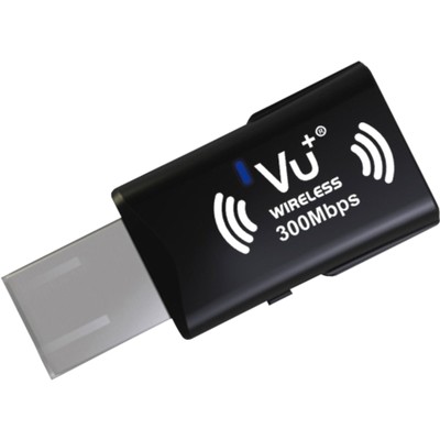 VU+ WLAN-Adapter Wireless USB Adapter 300 Mbps incl. WPS Setup