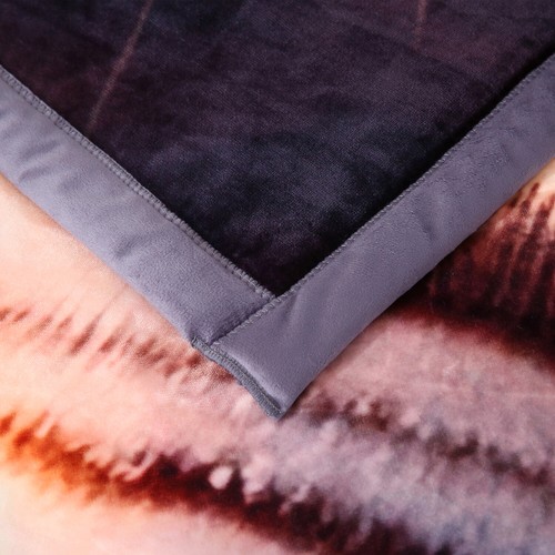 Manta polar visón pesado grueso de 3 capas manta tamaño king para todas las estaciones cálida suave 8 lb - Imagen 90 de 129