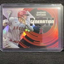 Shohei Ohtani 2022 Topps Series 1 Generation Now Foil Chrome Los Angeles Angels